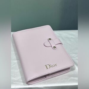 Authentic💗Christian Dior leather notebook.pink